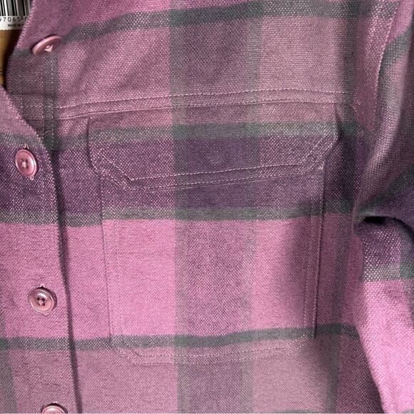 The North Face Valley Organic Cotton Flannel Shirt Jacket Women’s M NWT $110 - Picture 6 of 10
